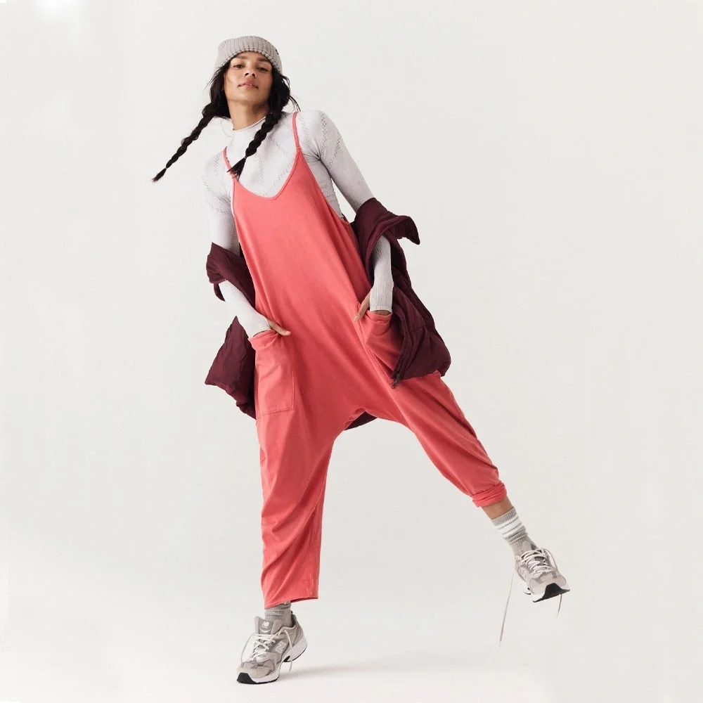 Free People Hot Shot Onesie in Winterberry